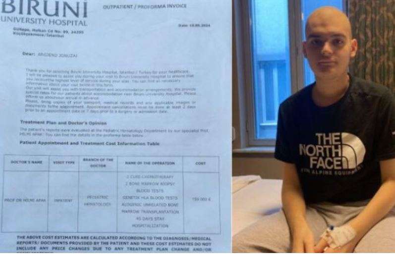 Kërkohet ndihmë për shërimin e 18 vjeçarit  Argjend Jonuzaj nga Prizreni