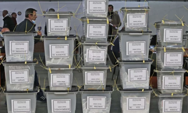 LVV nuk  lëshon  votat e diasporës  kjo është përqindja e votave me postë  të numëruara 45 